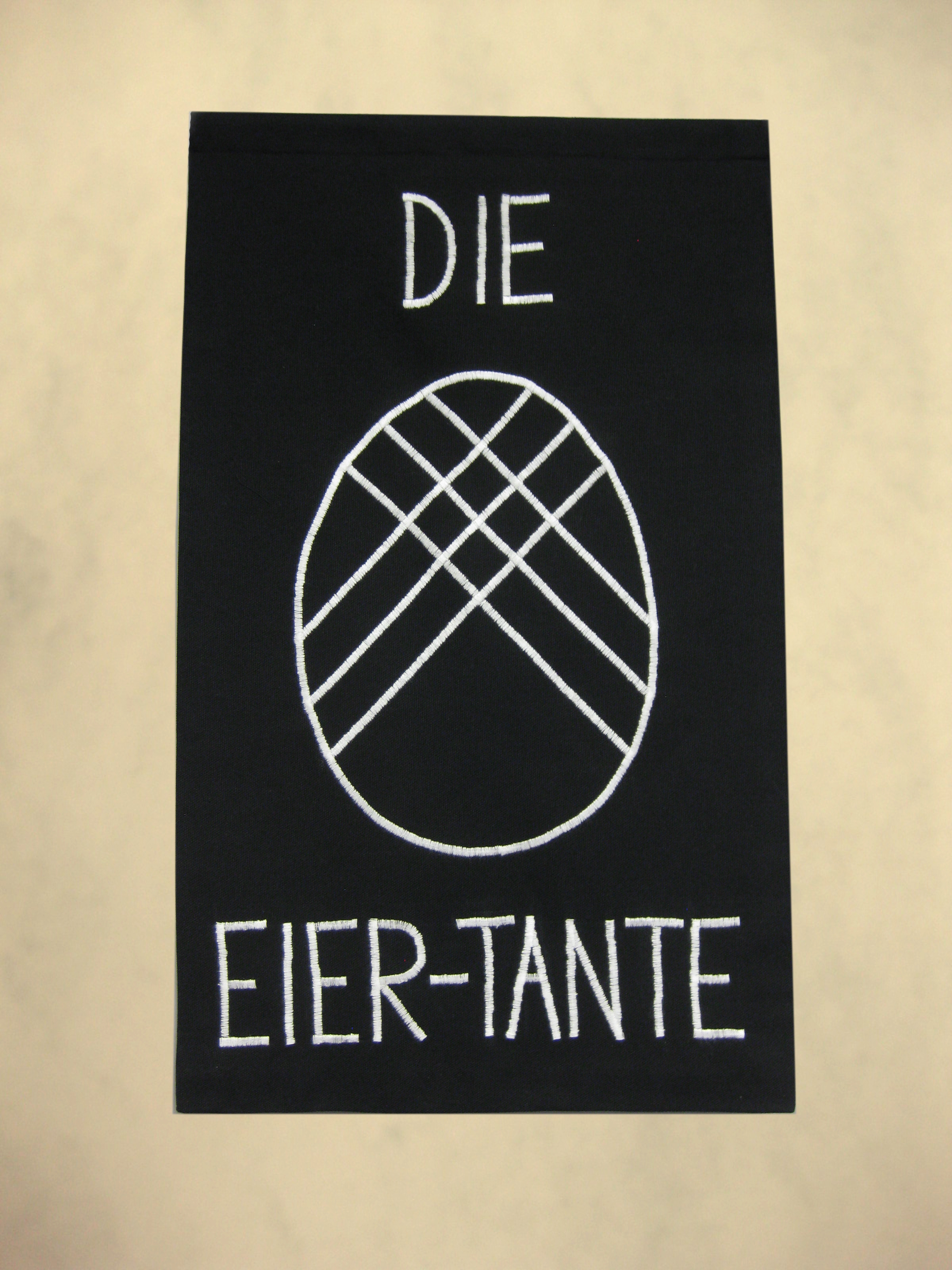 Bild: Besticktes Banner.